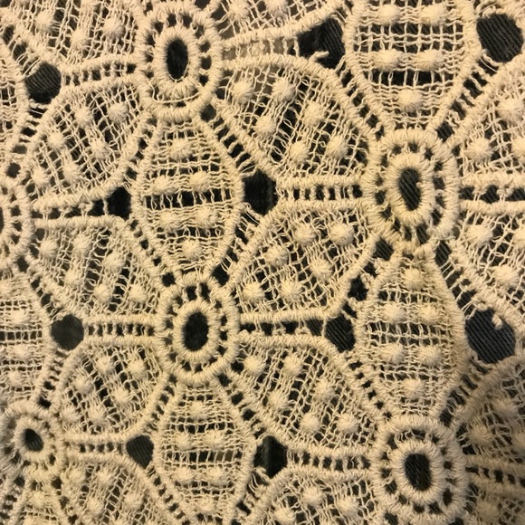 Chiqle Lace Back Denim Vest - Picture 3 of 3